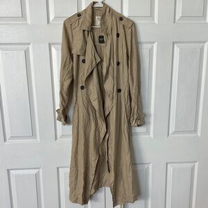 Abercrombie & Fitch Classic Beige Trench Coat